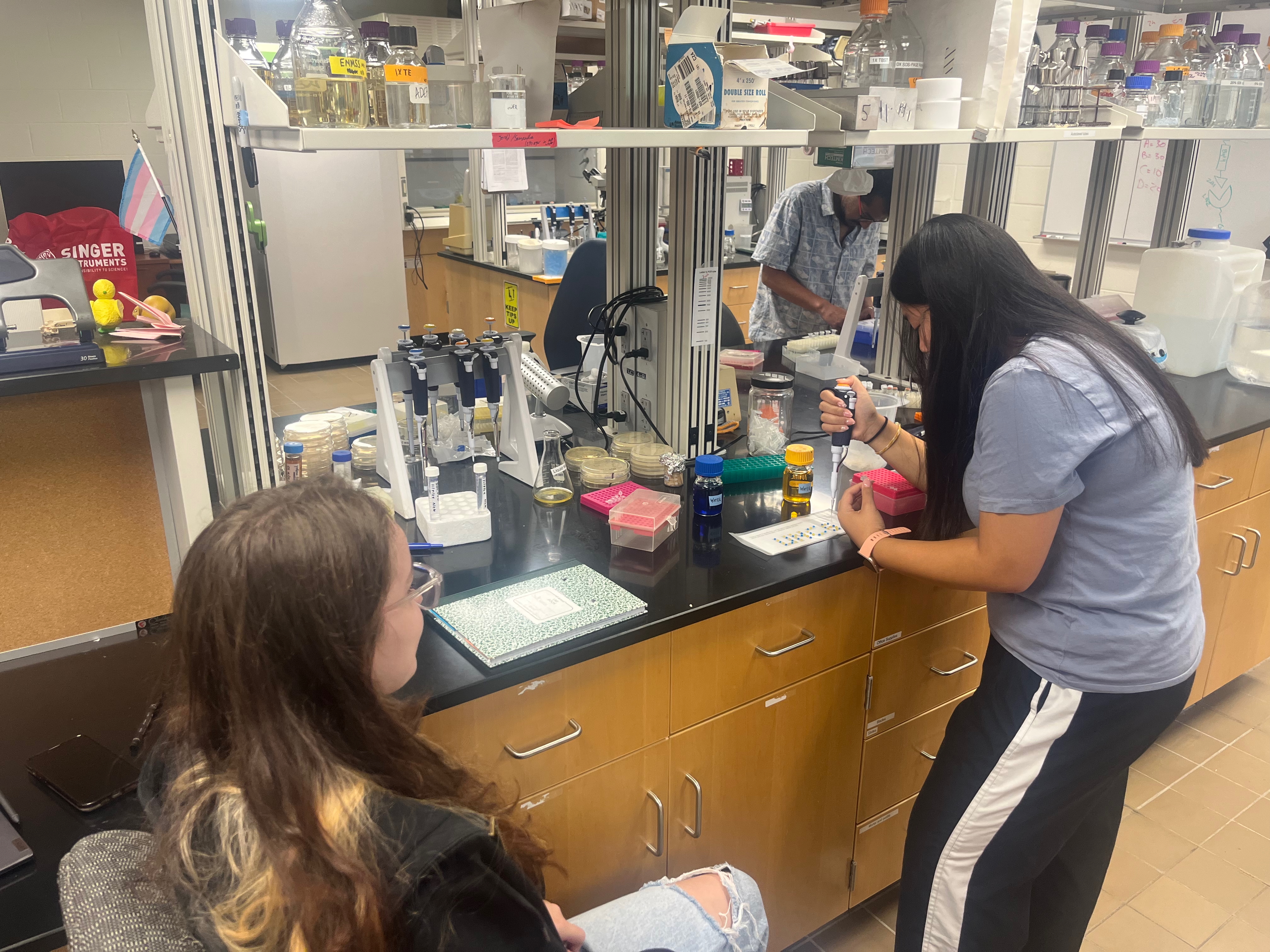Always important to practice pipetting